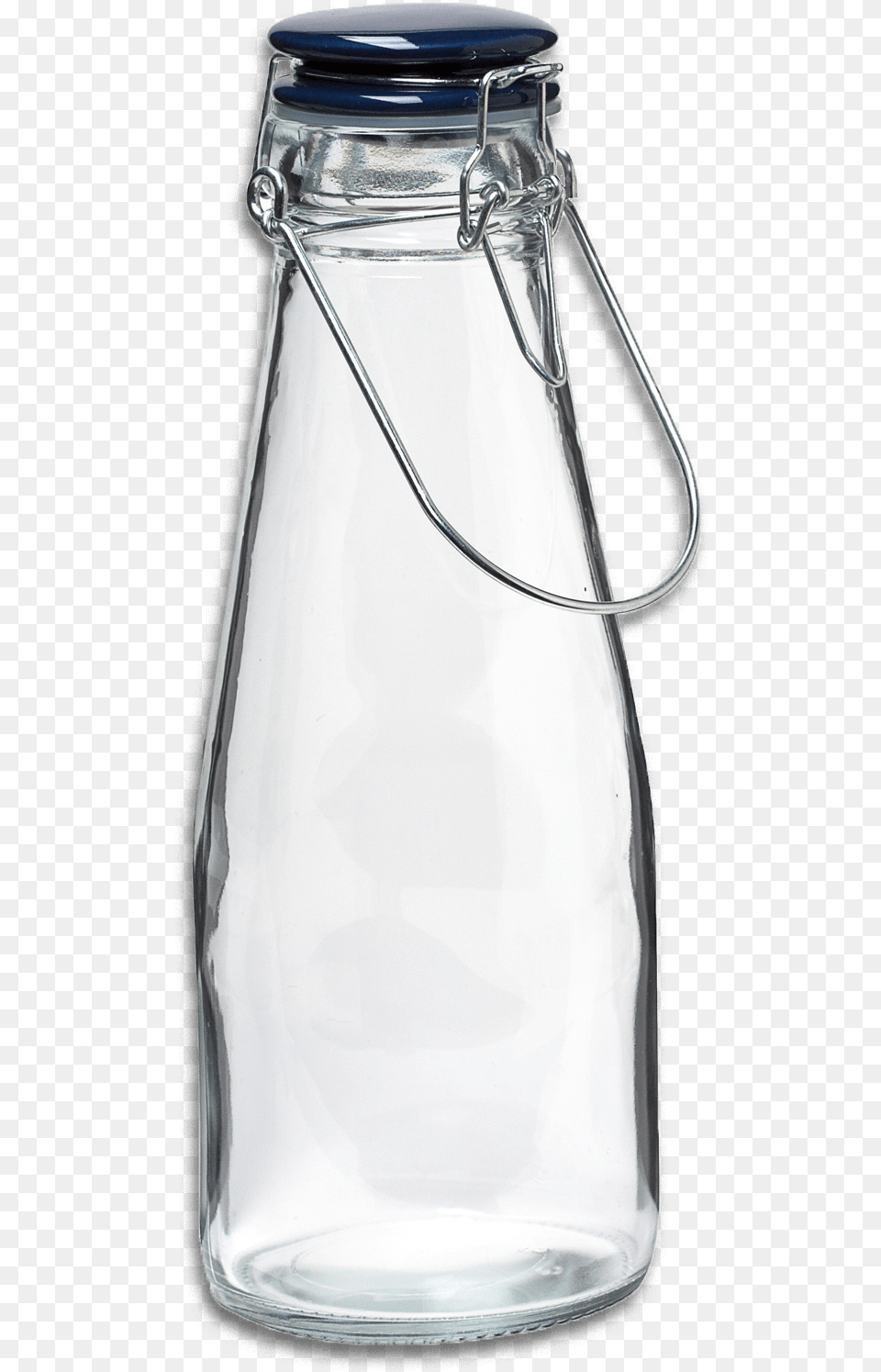 Clear 2 Glass Bottles, Jar, Alcohol, Beer, Beverage Png Image