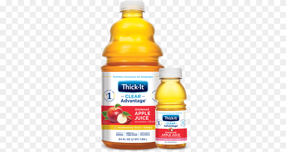 Clear Advantage Thickened Apple Juice Thick It Thickened Liquids, Beverage, Bottle, Shaker, Orange Juice Free Png
