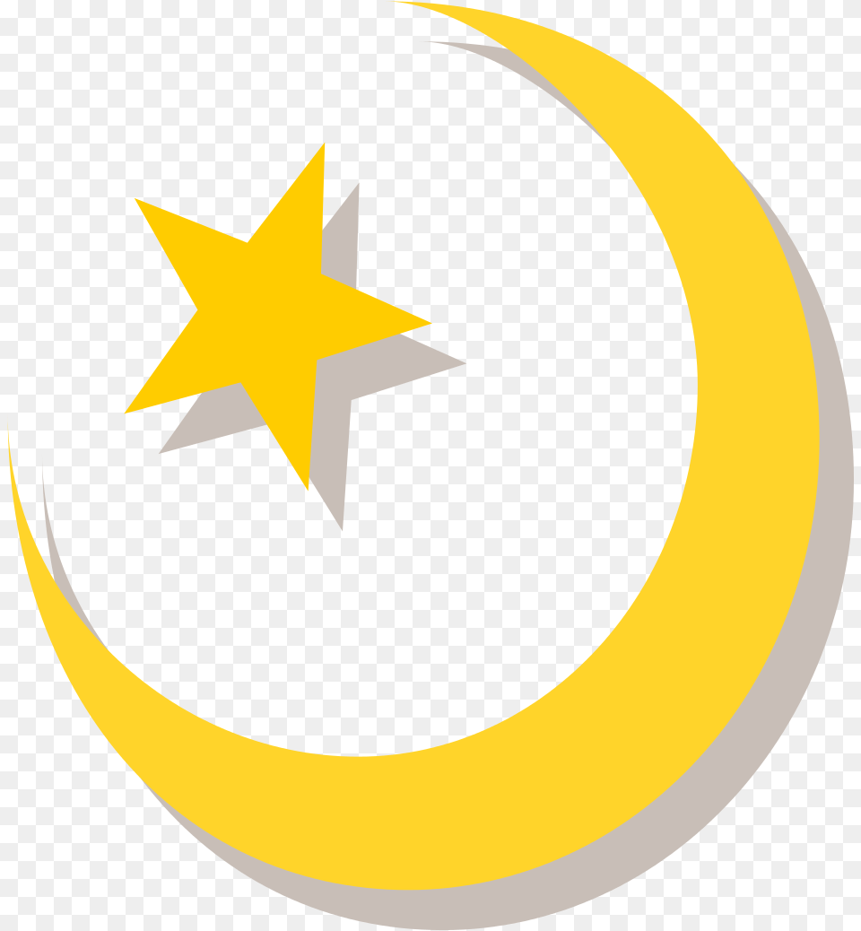 Clear Background Islam Symbol, Star Symbol, Astronomy, Moon, Nature Free Png