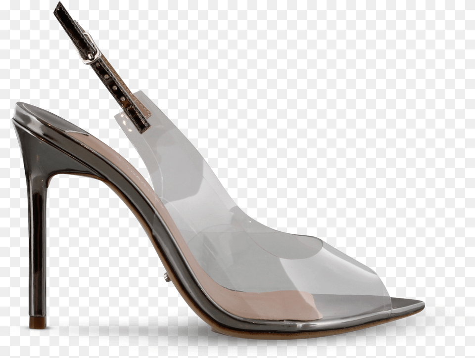 Clear Black Patent Heels, Clothing, Footwear, High Heel, Sandal Png Image