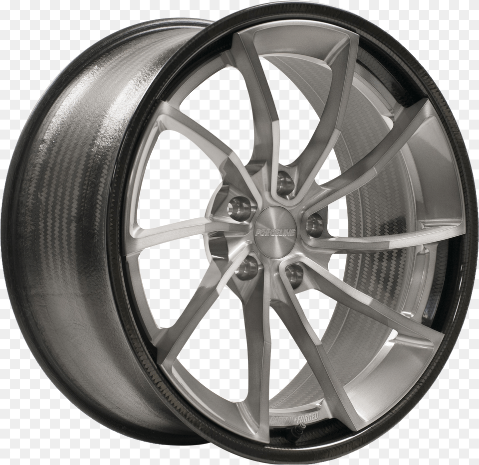 Clear Carbon Fiber Forgeline Wheels, Alloy Wheel, Car, Car Wheel, Machine Png