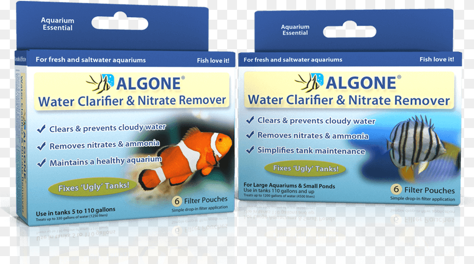 Clear Cloudy Aquarium Water And Remove Nitrates With Remove Nitrate, Amphiprion, Animal, Fish, Sea Life Png Image