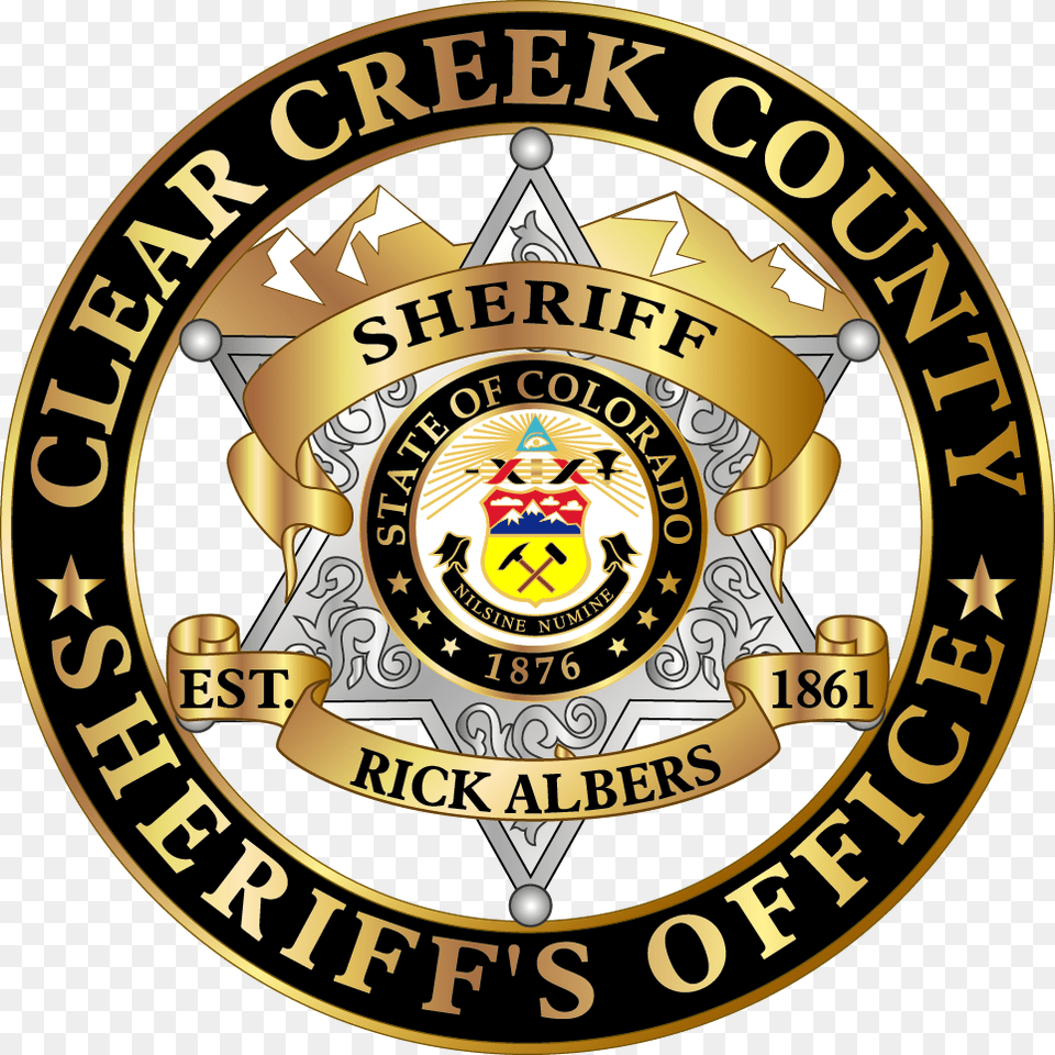 Clear Creek County Co, Badge, Logo, Symbol, Emblem Free Png