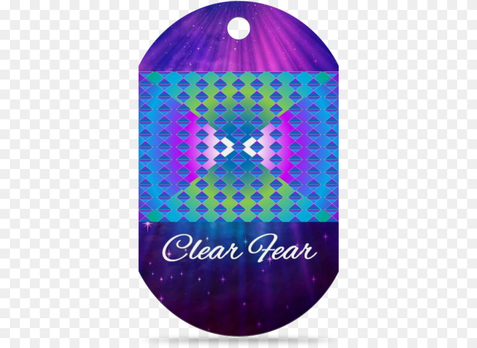 Clear Fear Medallion Graphic Design, Purple, Disk Free Transparent Png
