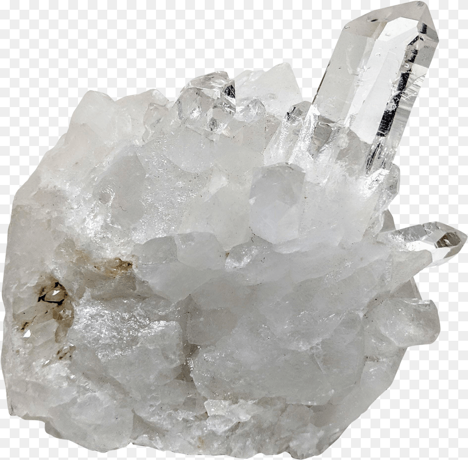 Clear Gemmy Quartz Cluster Crystal, Mineral, Adult, Bride, Female Png Image
