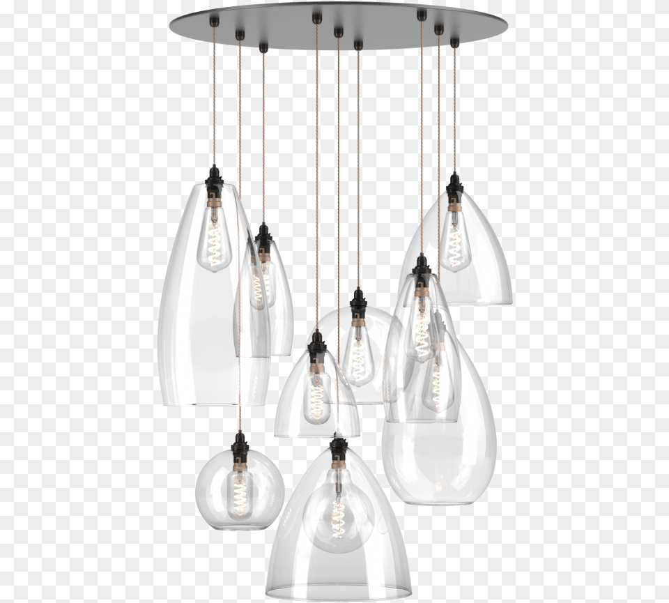 Clear Glass Cluster Globe Pendant Ceiling Light The Ceiling Fixture, Chandelier, Lamp, Light Fixture Free Transparent Png