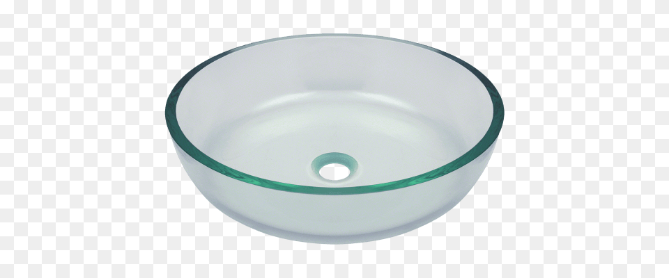Clear Glass Vessel Bathroom Sink, Plate, Basin Free Png