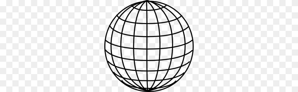 Clear Globe Clip Art, Gray Free Png Download