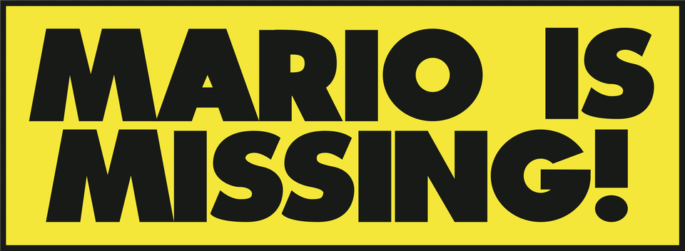 Clear Logo Mario Is Missing Nintendo Mario Is Missing Dos, Text, Symbol, Dynamite, Weapon Png