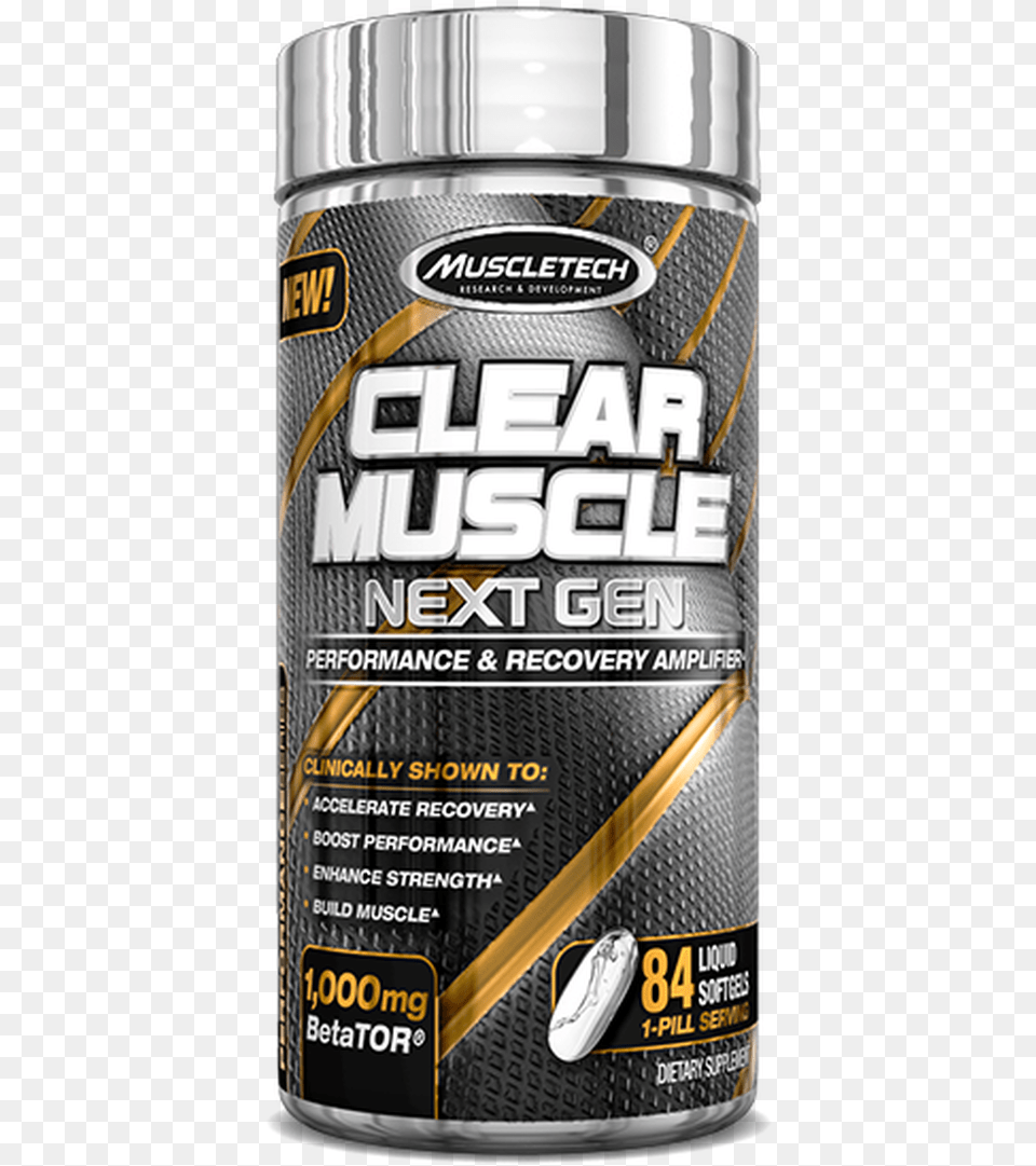 Clear Muscle Next Gen Muscletech, Can, Tin, Cosmetics Png