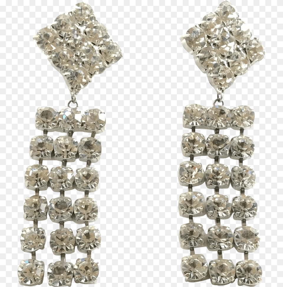 Clear Rhinestone, Accessories, Diamond, Earring, Gemstone Free Png