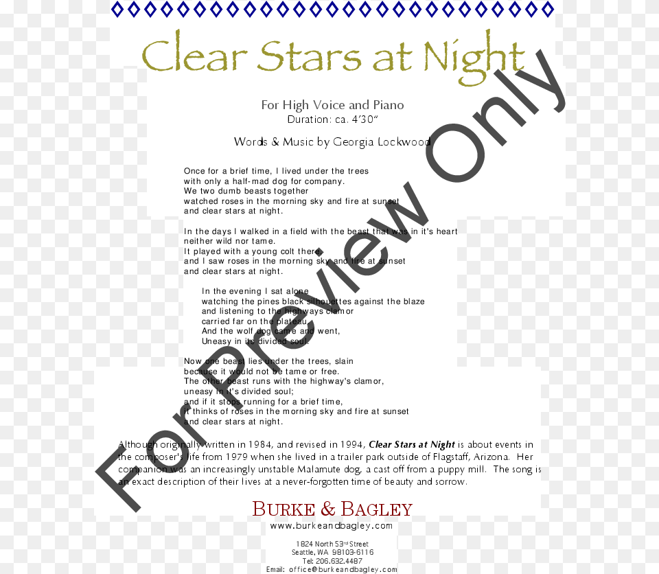 Clear Stars At Night Music, Advertisement, Poster, Text, Page Free Png Download