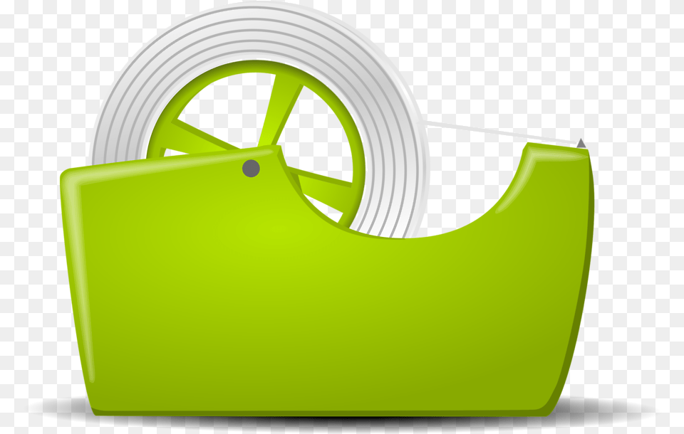 Clear Tape Clipart Tape Dispenser Transparent Background, Wheel, Machine, Tire, Spoke Free Png Download