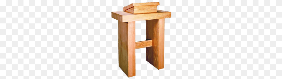 Clear Wooden Pulpit, Plywood, Wood, Furniture, Mailbox Png