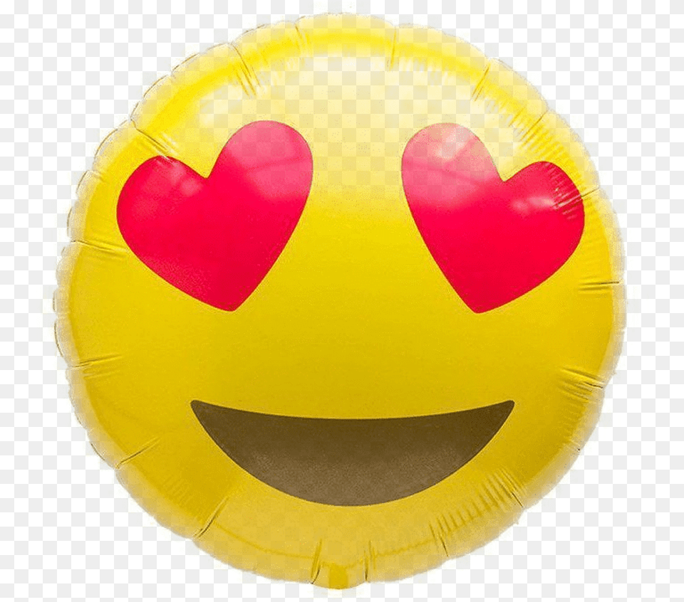 Clearance 45cm Emoji Face Amp Love Heart Eyes, Logo, Symbol, Ball, Football Png Image