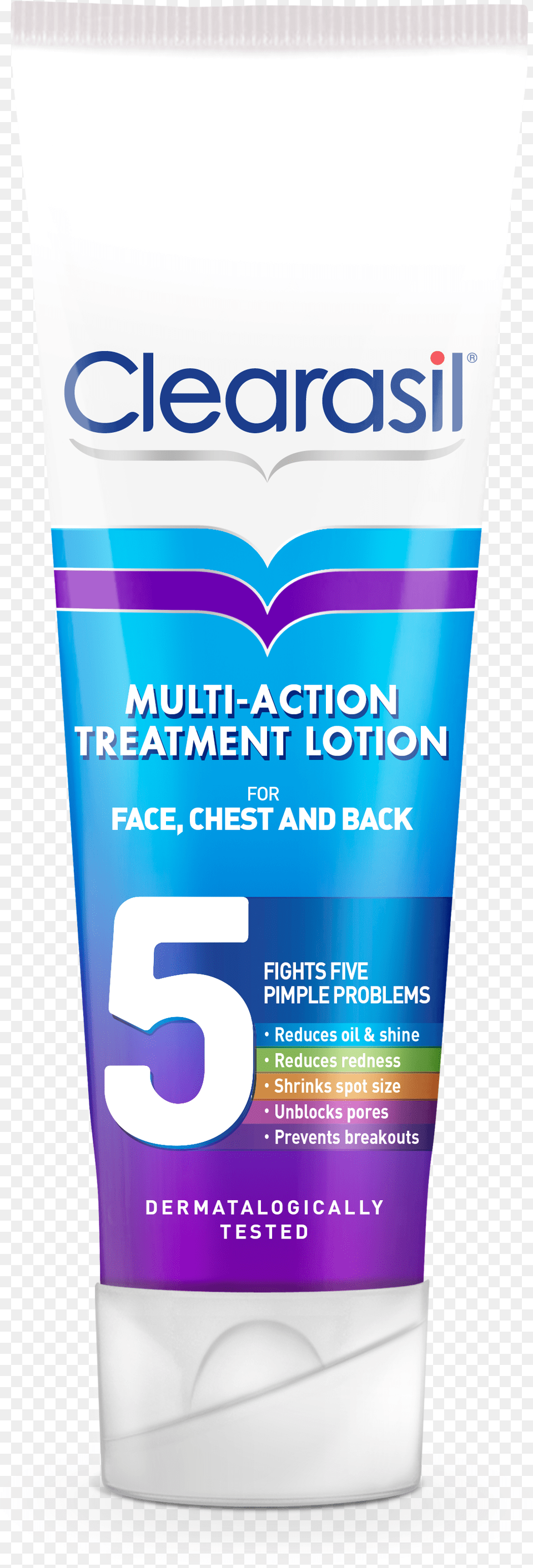 Clearasil Multi Action 5 In 1 Lotion Clearasil Ultra 5 In 1 Exfoliating Scrub, Bottle, Cosmetics, Sunscreen, Can Free Png