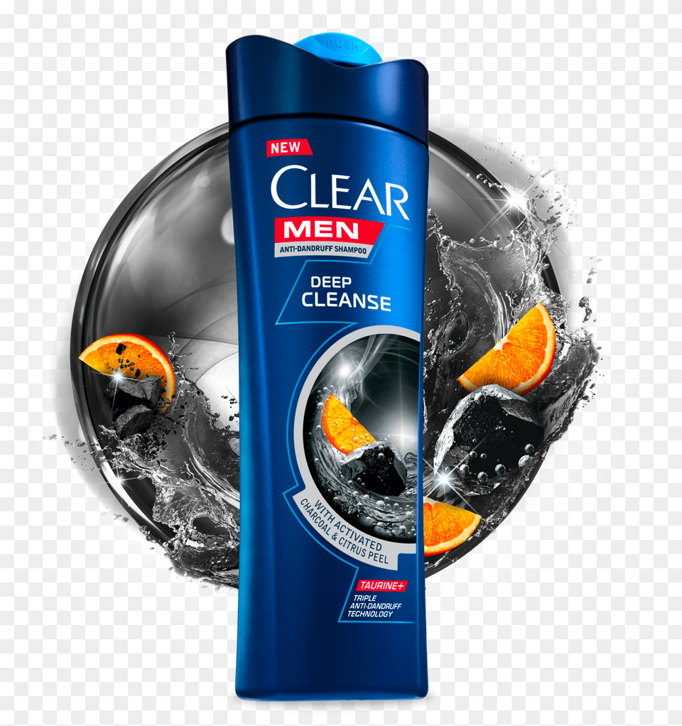 Clearmen Deepcleanse Fop Clear, Bottle, Shampoo, Can, Tin Free Png