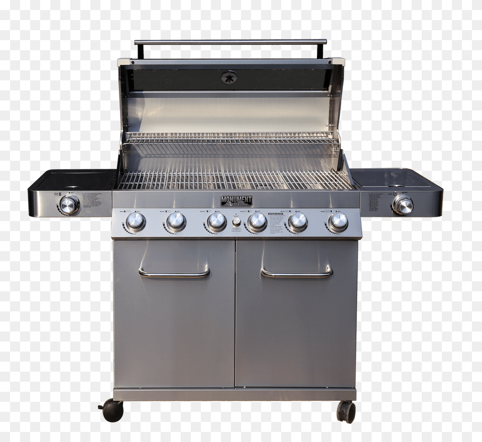 Clearview 6 Burner Propane Gas Grill With Smoke Box Sear And Side Burners, Device, Appliance, Oven, Electrical Device Free Png