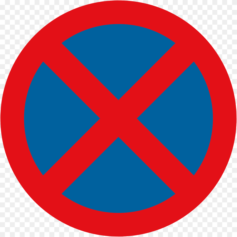 Clearway No Stopping Clipart, Sign, Symbol, Road Sign Free Png Download