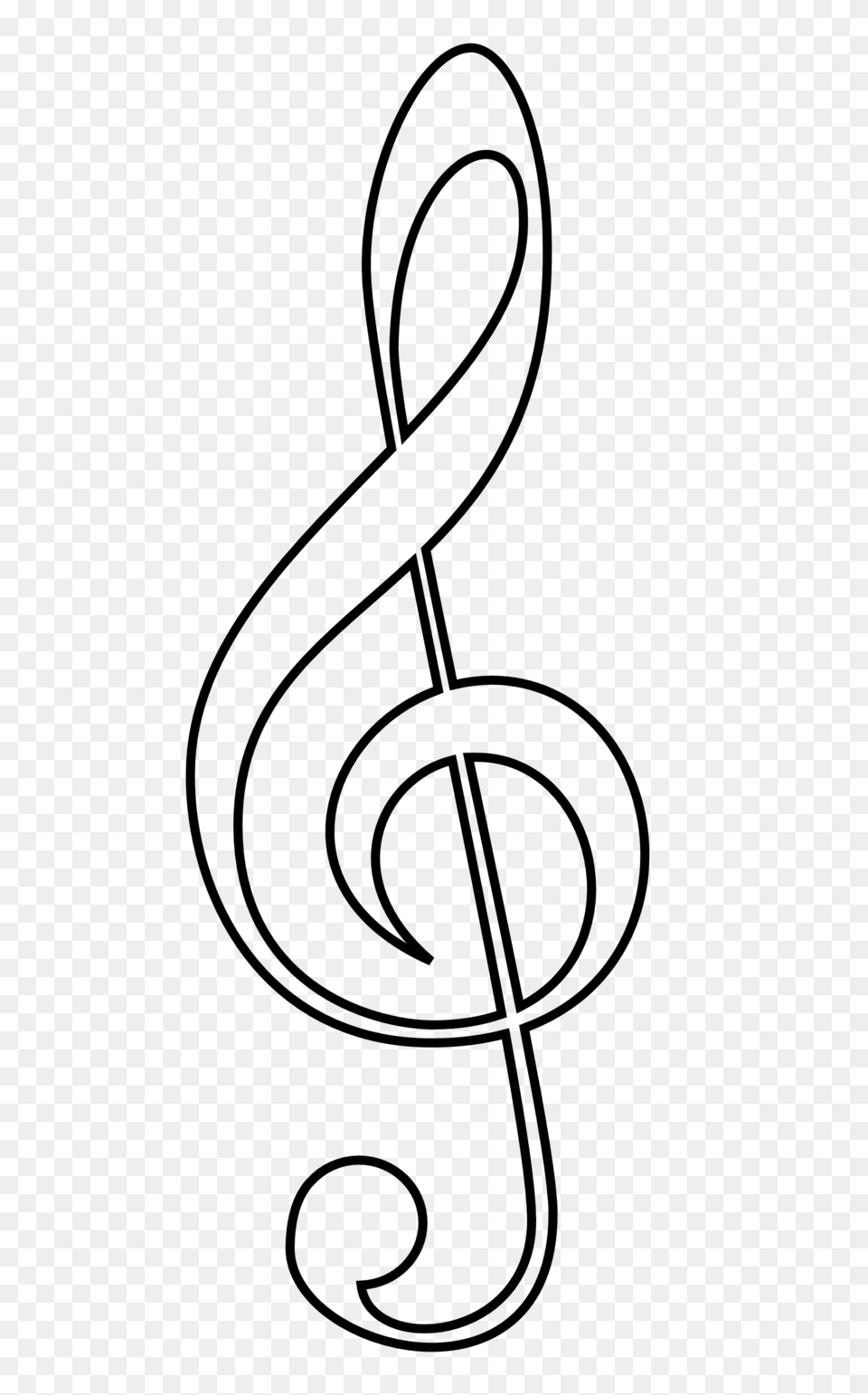 Clef, Gray Free Png Download