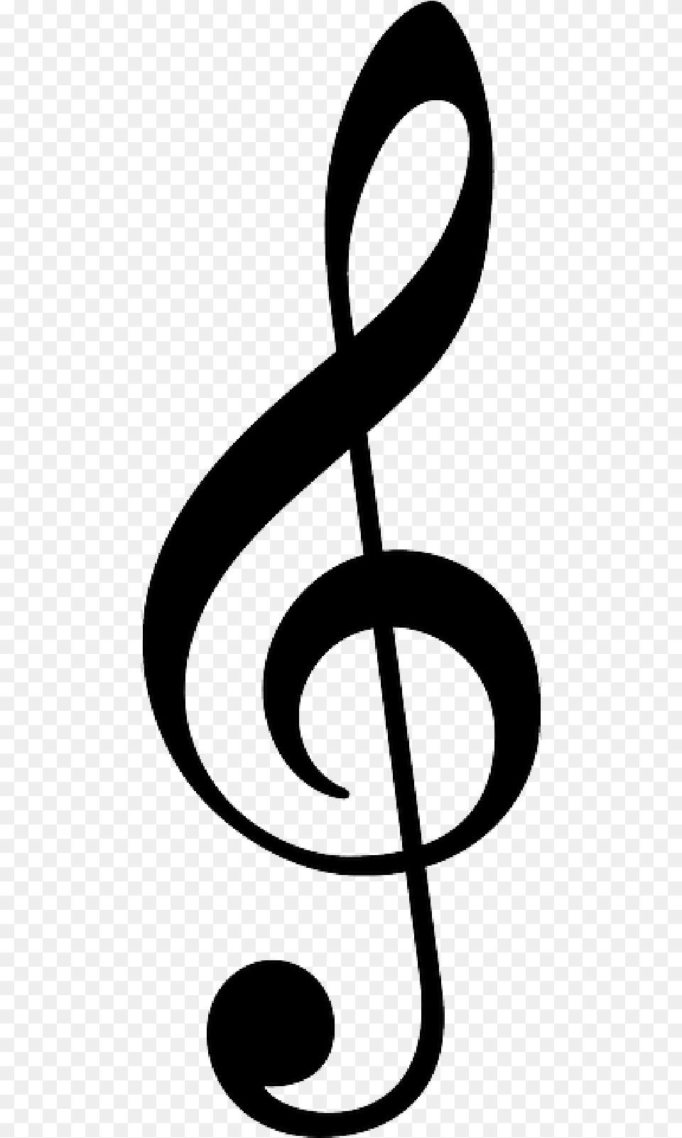 Clef Vector Graphics Treble Music Staff Treble Clef Svg, Alphabet, Ampersand, Symbol, Text Free Png Download