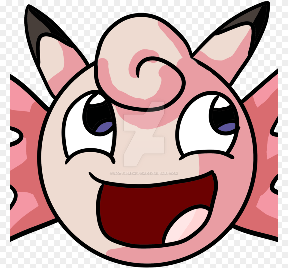 Clefable Awesomeepic Face, Baby, Person, Snout Png