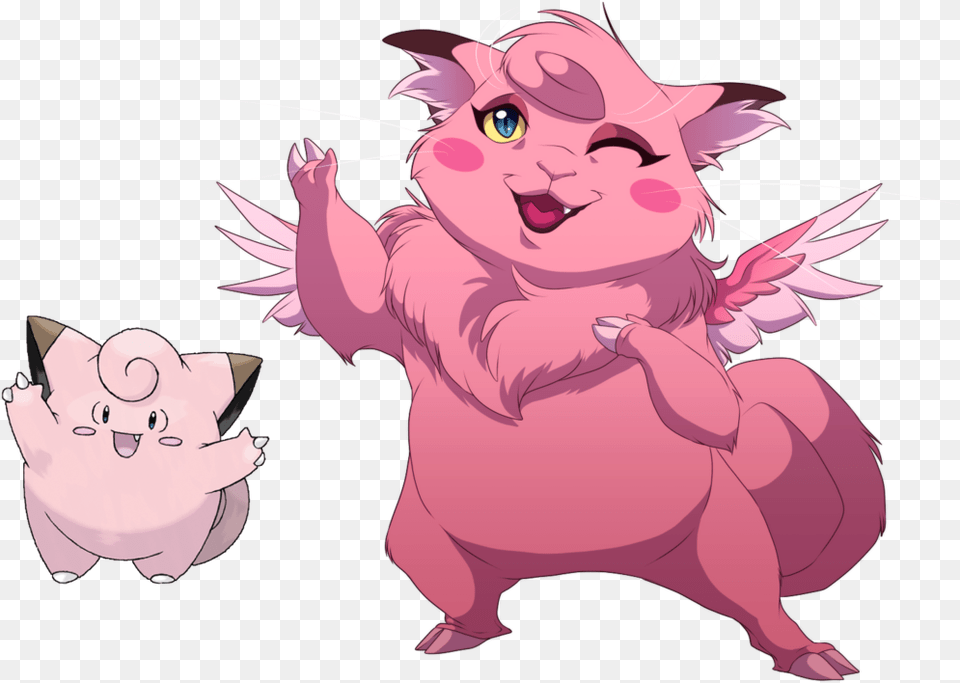 Clefable E Gengar E Clefairy, Baby, Person, Face, Head Free Png