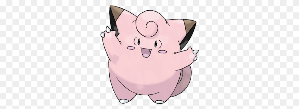 Clefairy Pokemon Clefairy, Baby, Person, Piggy Bank Free Png Download