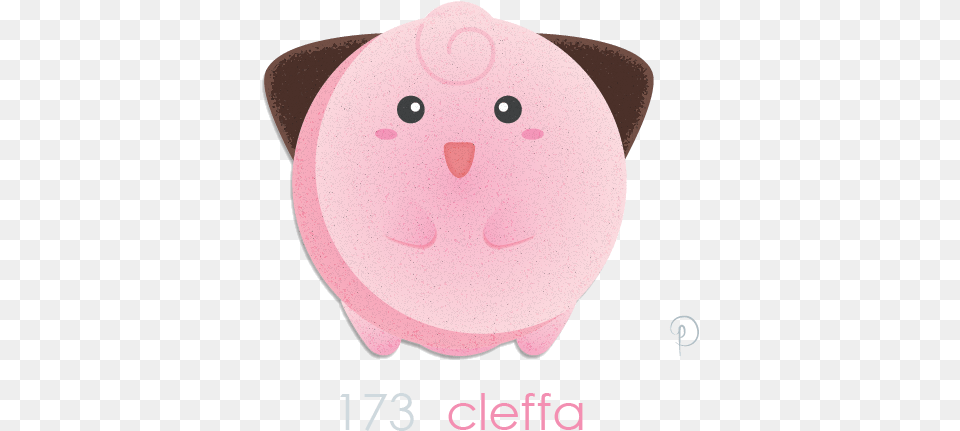 Cleffathe Adorable Baby Fairy Pokemon Domestic Pig, Piggy Bank, Nature, Outdoors, Snow Png Image
