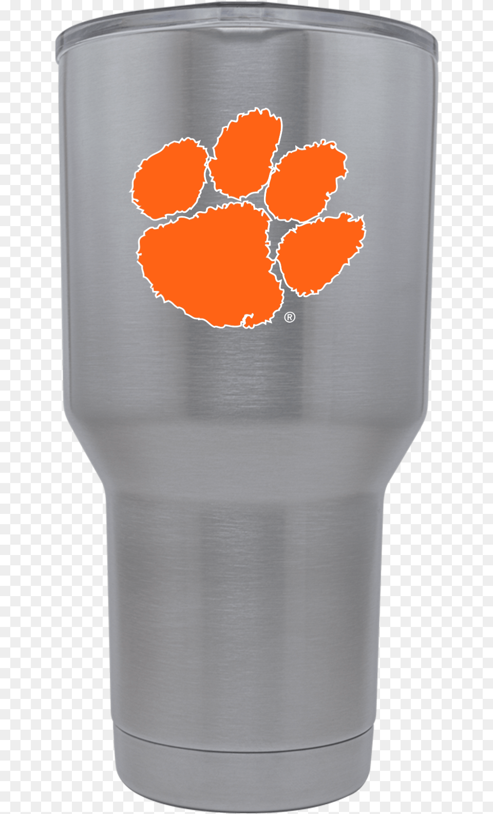 Clemson 30oz Stainless Steel Tumbler Pint Glass, Lamp, Light, Cup, Pottery Free Transparent Png