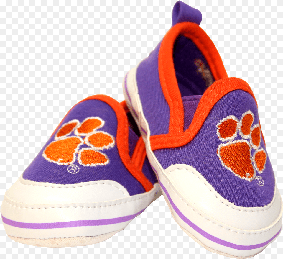 Clemson Baby Tiger Crib Shoes Baby Toddler Shoe, Clothing, Footwear, Sneaker Free Png Download
