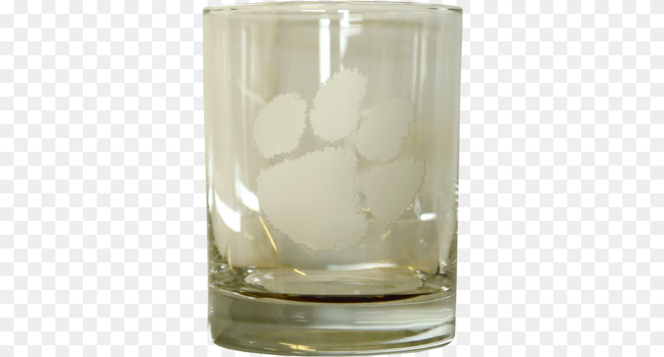 Clemson Deep Etch 14 Oz, Glass, Jar, Cup, Ice Free Png Download