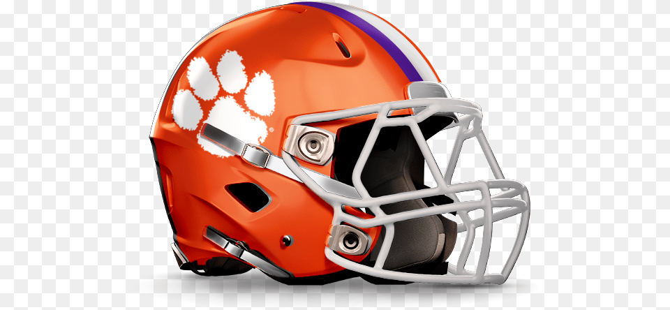 Clemson Helmet Greenbrier Bobcats Football, American Football, Playing American Football, Person, Sport Png Image