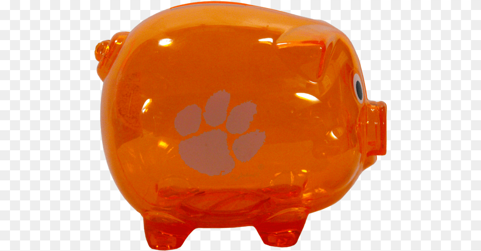 Clemson Orange Piggy Bank, Piggy Bank Free Transparent Png