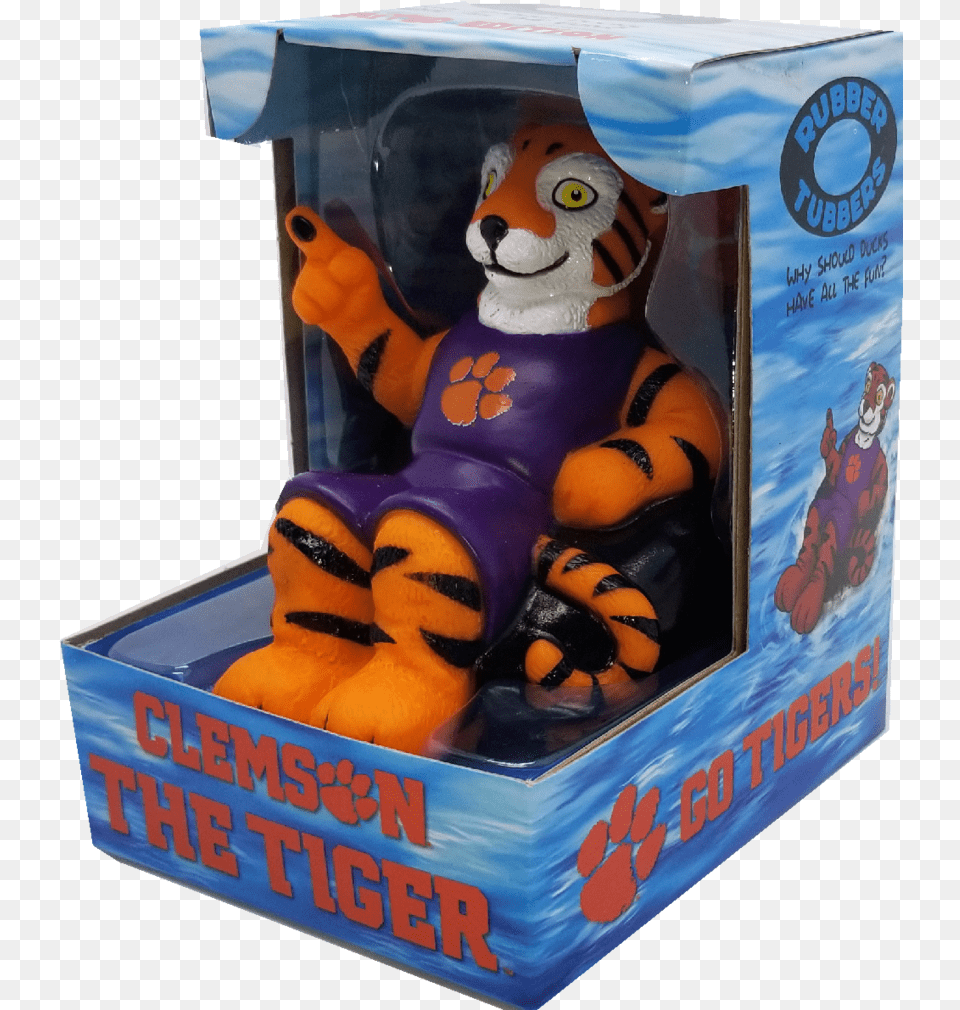 Clemson The Tiger Baby Toys, Toy, Person Free Png