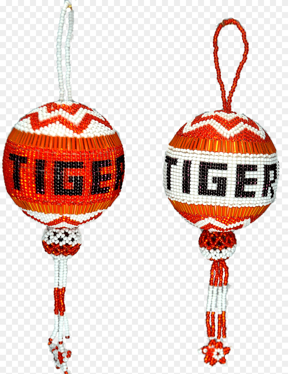 Clemson Tigers Christmas Ornament, Accessories, Earring, Jewelry, Art Png