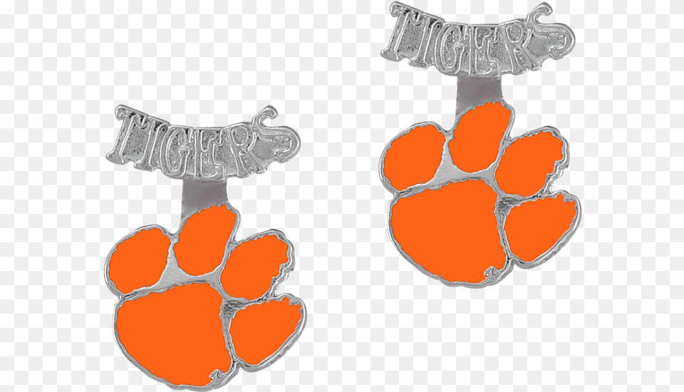 Clemson Tigers Earrings Illustration Png Image