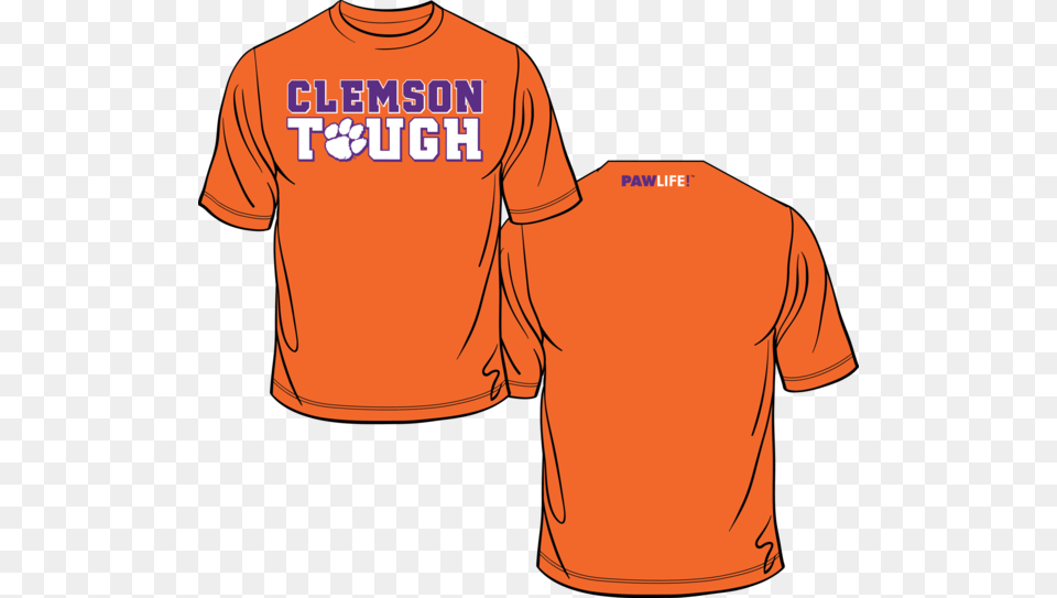 Clemson Tough Guts And Glory Under Dabo Swinney, Clothing, Shirt, T-shirt, Adult Free Png Download