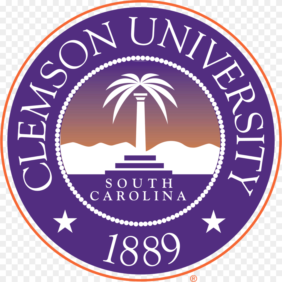 Clemson University Founded, Logo, Badge, Symbol, Emblem Free Png