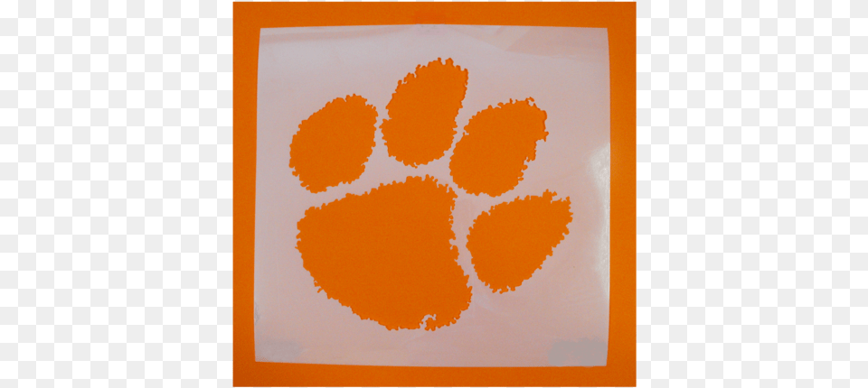 Clemson University Tiger Paw Stencil Clemson Tiger Paw Free Transparent Png