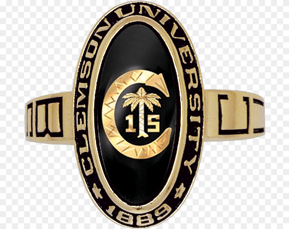 Clemson University Women39s Ring, Accessories, Logo, Symbol, Wristwatch Free Png