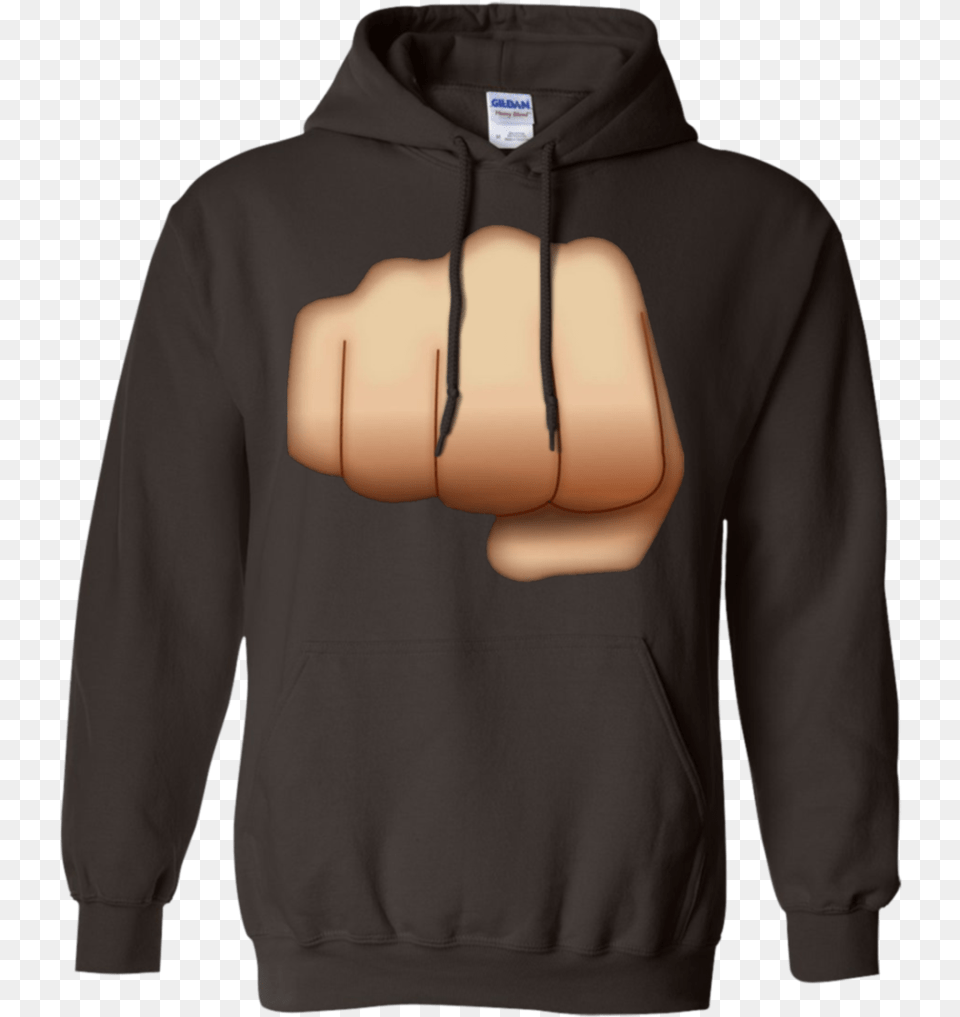 Clenched Fist Pump Pound It Emoji T Shirt Shirt, Clothing, Hoodie, Knitwear, Sweater Png Image