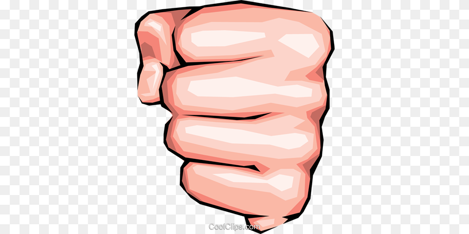 Clenched Fist Royalty Vector Clip Art Illustration, Body Part, Finger, Hand, Person Free Png