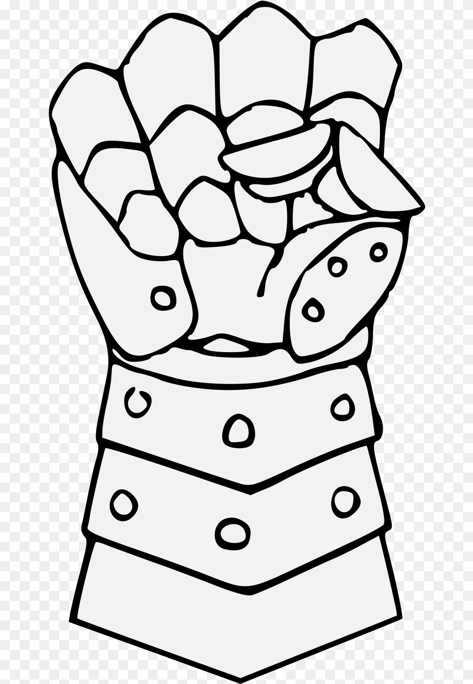 Clenched Gauntlet Line Art, Body Part, Hand, Person, Clothing Free Png Download