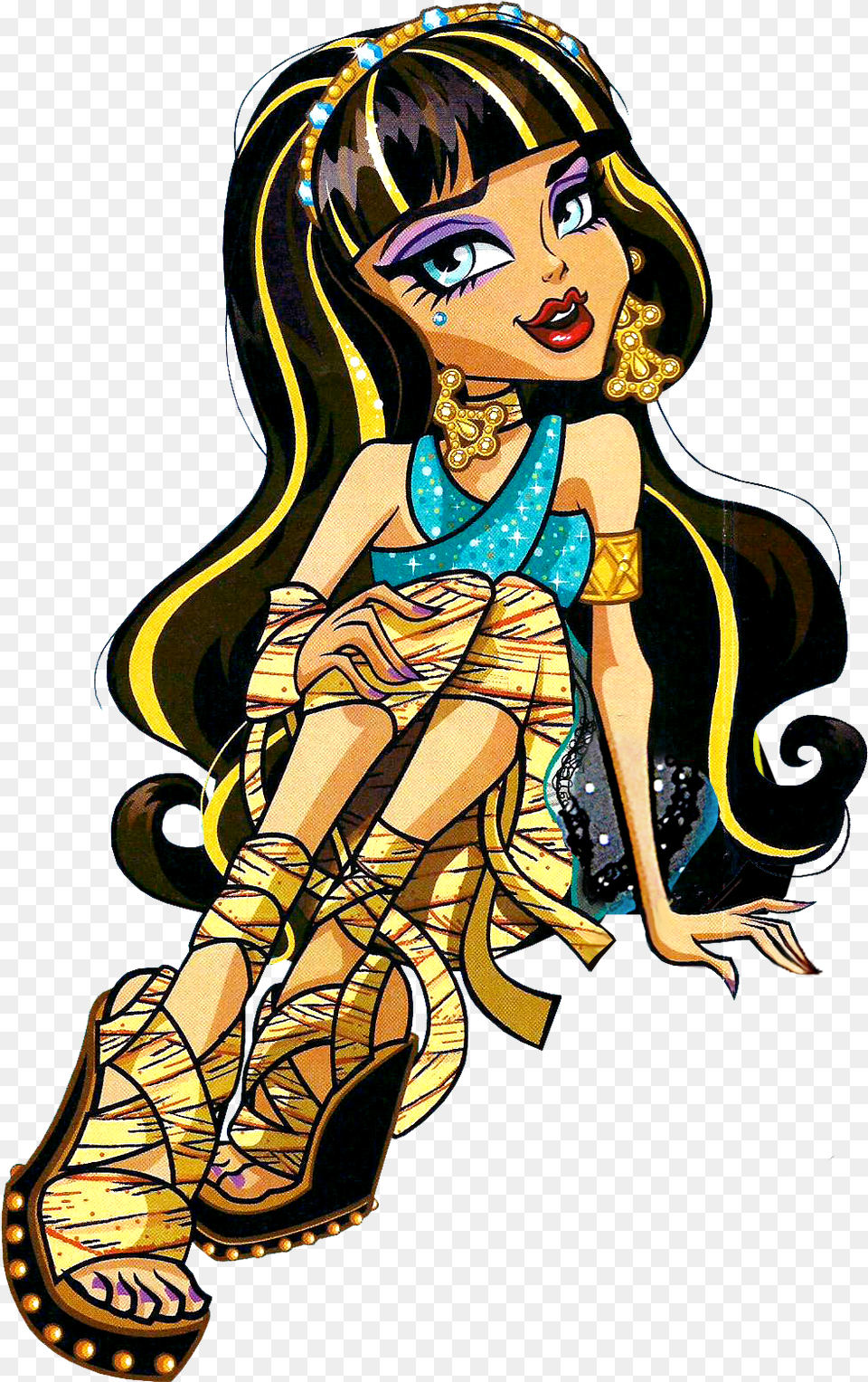 Cleo De Nile Is The Daughter Of The Mummy Cleo De Nilo Monster High, Publication, Book, Comics, Adult Png