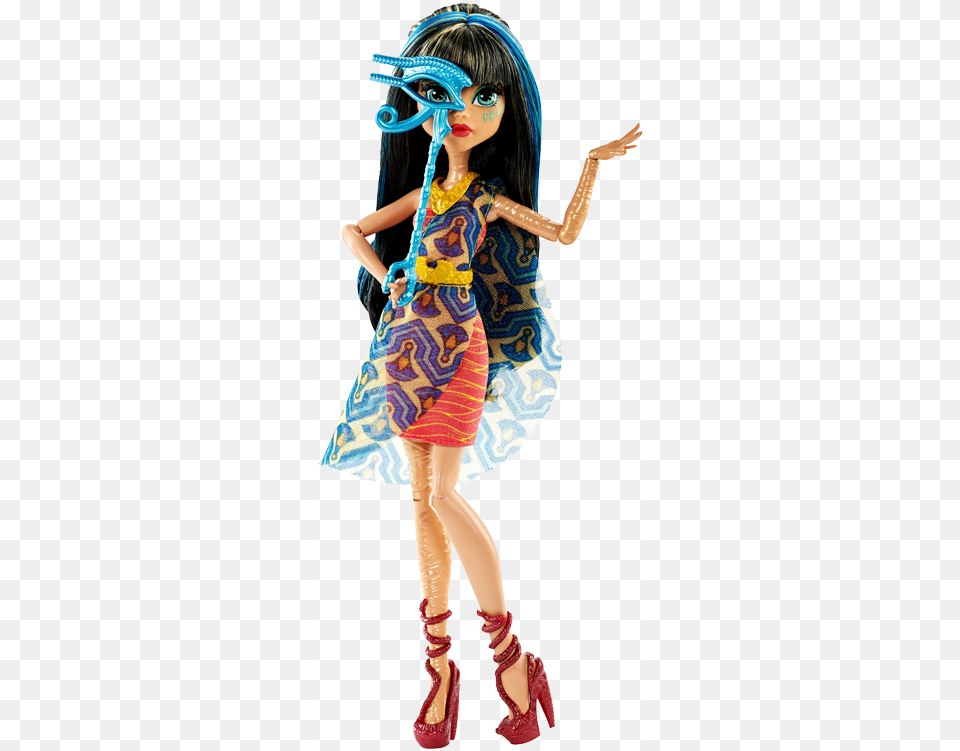 Cleo De Nile Monster High, Child, Doll, Female, Figurine Free Png