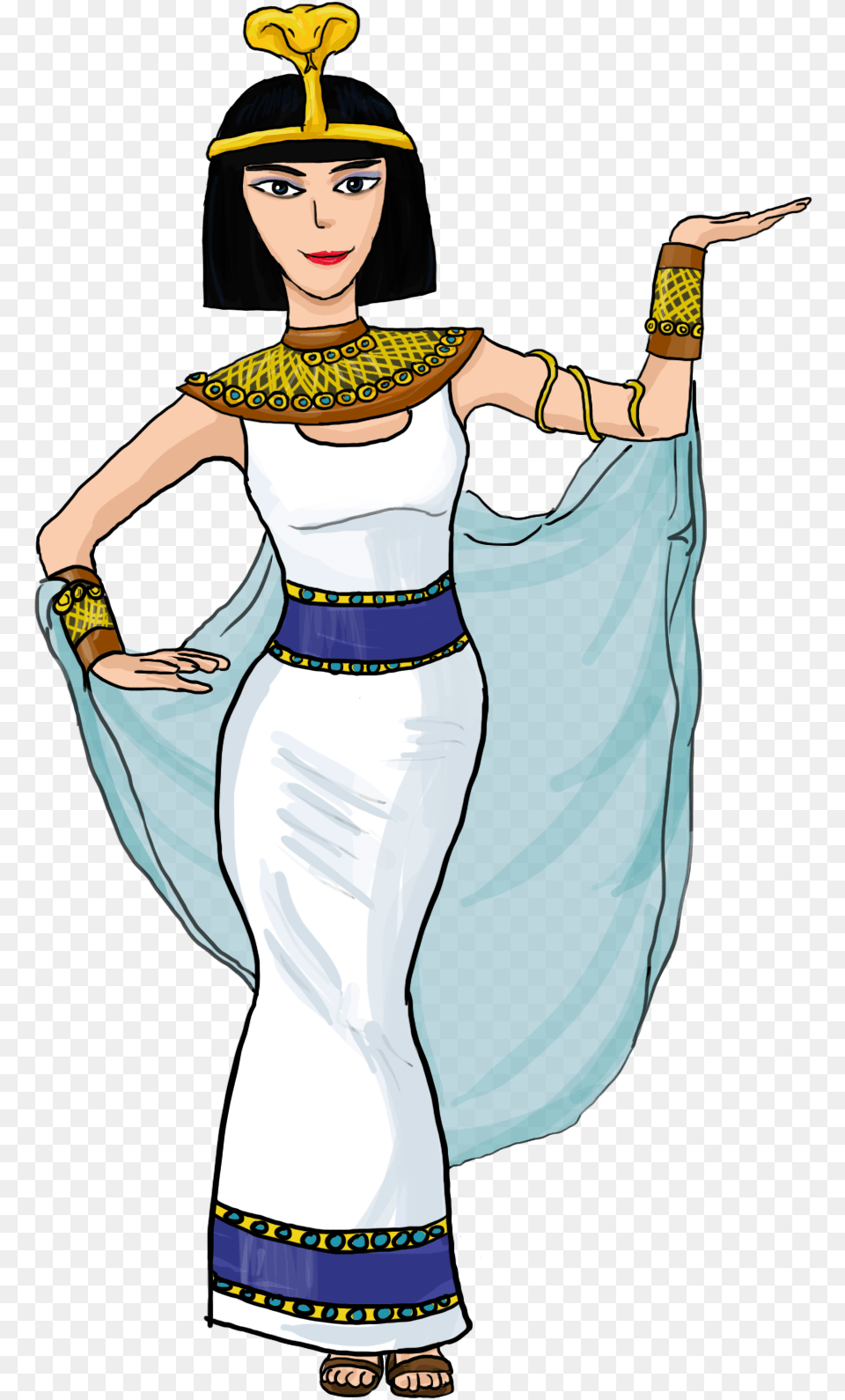 Cleopatra Clipart, Adult, Person, Female, Woman Png Image