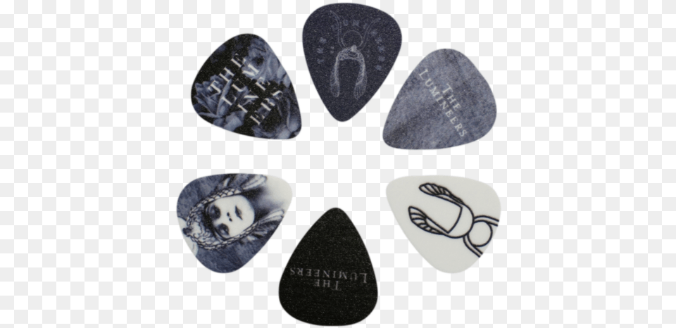 Cleopatra Guitar Pick Tin Lumineers Cleopatra By The Lumineers, Musical Instrument, Plectrum, Face, Head Png Image