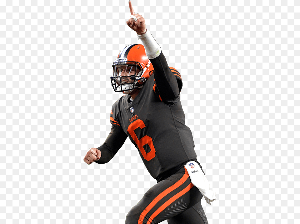 Cleveland Browns Autograph Items, Helmet, Playing American Football, Person, Man Png