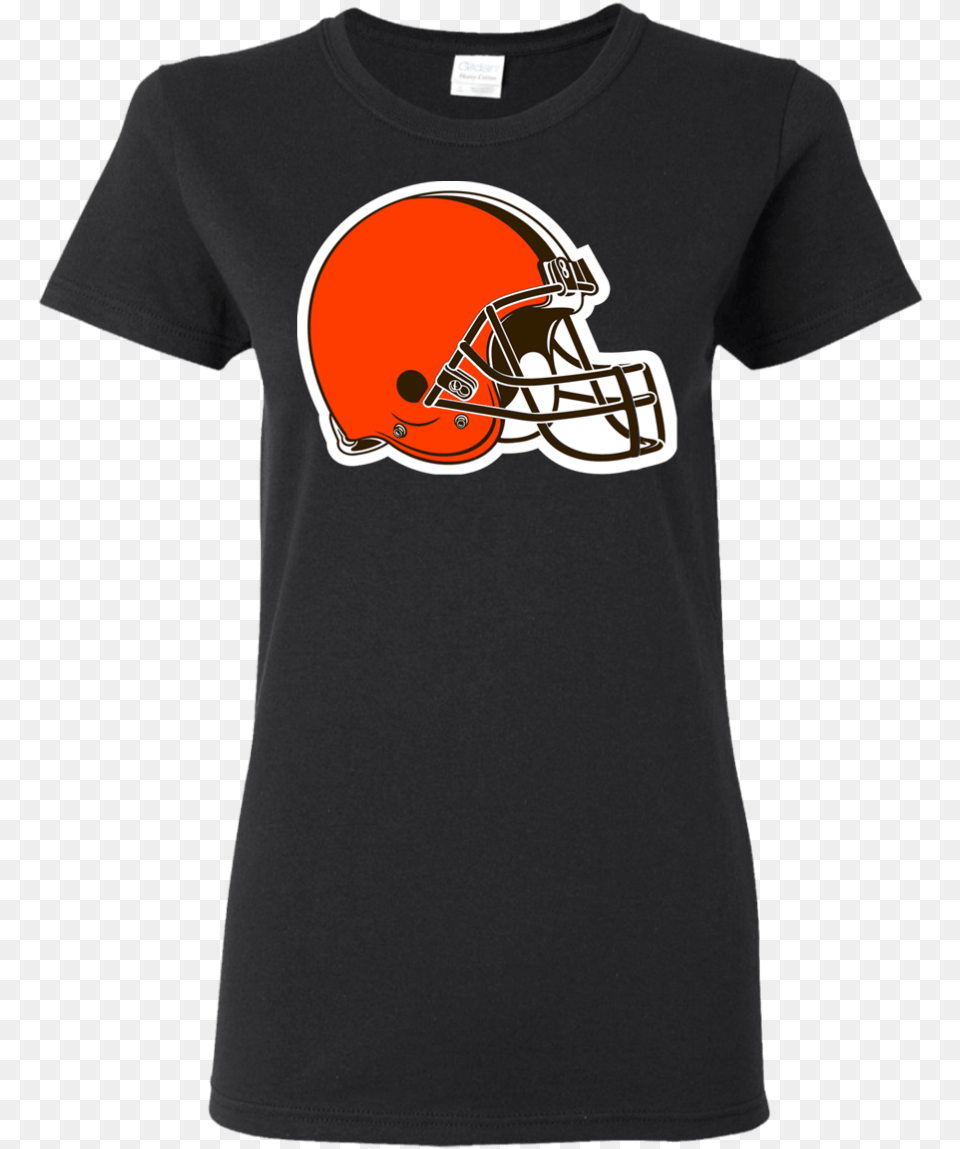 Cleveland Browns Helmet Cleveland Browns Helmet Logo Browns Kicker Greg Joseph, Clothing, T-shirt, American Football, Football Free Png Download